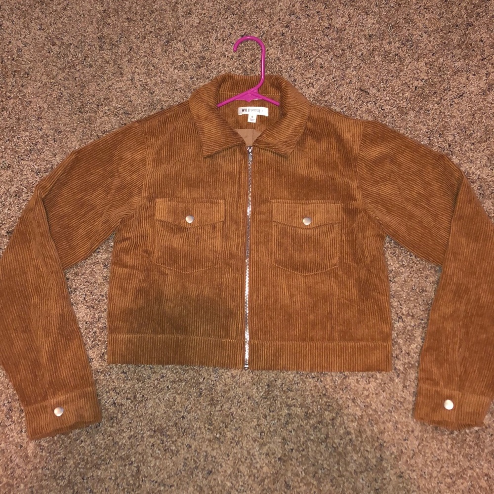 Lulus brown corduroy jacket